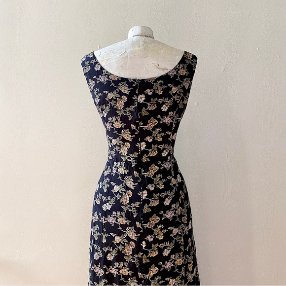 Vintage 90s Rayon Dress - Picture 5 of 8